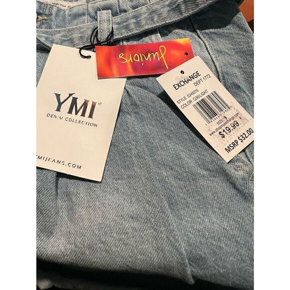 Jeans Belted Shorts by YMI - Picture 4 of 6